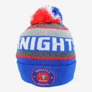 Newcastle Knights NRL Tundra Pom Pom Knit Beanie Hat