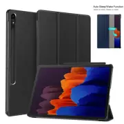 For Samsung Galaxy Tab S7+ 12.4 in 2020 Case Magnetic Leather Stand Smart Cover
