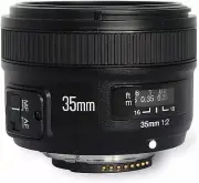 YONGNUO YN 35mm F2 Full-frame Wide-angle Lens Auto Focus/MF for Canon Nikon DSLR