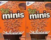 NEW Resse's Puffs Minis Sweet & Crunchy Corn Puffs Cereal 11.7 oz General Mills