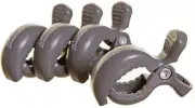 Dreambaby: Strollerbuddy Stroller Clips - Grey (4 Pack)