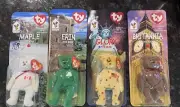 Rare!! McDonald's Ty International Teenie Beanie Baby Bears Full Set Of 4.