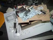 Nixie tube clock kit 2.3 IN-14 Tubes and multicolor RGBbacklight in cardboad box