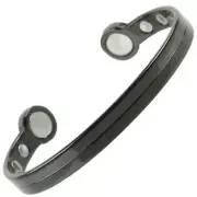 Super Strong MAGNETIC Bracelet/Bangle Copper with IPG Finish Tork DESIGN 6 Ma...