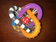 Sassy Baby Triple Loop Teether With Rattle Discontinued New Without Tags