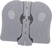 Kisangel Portable Step Training Equipment Mini Stepper for Fitness Sturdy Construction Safe Non-Slip Pedals Quiet Workout Slimming Legs Gray