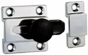 SEACHOICE Cupboard Bolt, 2 1/8" x 1 1/2", Chrome Plated Zinc