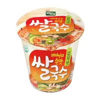 在飛比找Yahoo奇摩購物中心優惠-韓國百濟 米麵線杯裝-泡菜味(58g)