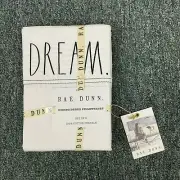 RAE DUNN White DREAM Standard Standard (2) Pillowcase Set Cotton NEW