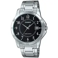 在飛比找momo購物網優惠-【CASIO 卡西歐】時尚簡約紳士腕錶(MTP-V004D-