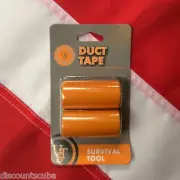 DUCT TAPE survival camp emergency disaster tactical UST orange bug out bag tool