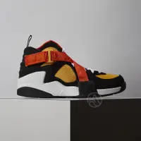 在飛比找PChome24h購物優惠-Nike Air Raid 男鞋 黑黃橘色 魔鬼氈 外星人 