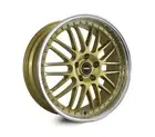 To Suit VW T-ROC WHEELS PACKAGE: 19x8.5 19x9.5 Simmons OM-1 Gold and Falken T...