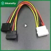 Serial ATA SATA 4 Pin IDE Molex To 1/2/3 of 15 Pin HDD Power Adapter Cable Hot