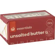 Essentials Unsalted Butter 250g