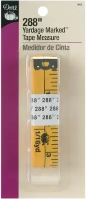 Dritz 842 Yardage Marked Tape Measure-288"