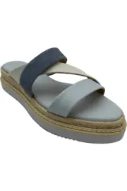 Splendid Suede Slide Sandals Fara French Blue