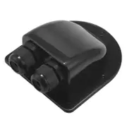 Roof Wire Entry Gland Box Solar Panel Cable Caravan Boat-B Black