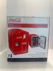 Coca-Cola 6 Can Personal Mini Fridge Cooler New 120V AC or 12V DC Home Car Boat