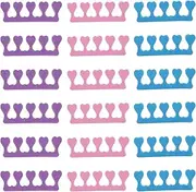 Healvian Unique Shape Toe Separators 90pcs Pack Nail Art Accessories Foot Toe Divider Easy to Use