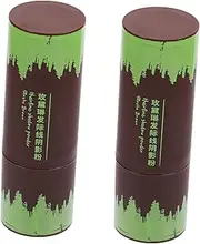ARTSEWPLY 2Pcs Hairline Powder Stick Hair Root Concealer Shading Sponge Pen for Salon Use Compact Portable for Touch Up Makeup Applications
