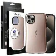 iFace Case For iPhone 15 Pro Slimming Drop Proof Shockproof Hard Silicone Back Cover (Rose Gold)