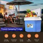 24L Car Travel Camping Mini Portable Fridge Freezer Cooler Warmer Home 12V/240V