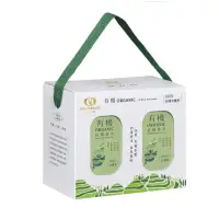 在飛比找momo購物網優惠-【百香】茶葉禮盒 有機包種綠茶茶葉 85gx2入(100%台