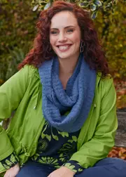 [Virtuelle] Taking Shape Shower Resistant Hooded Jacket Size 20 in Kiwi Green - Plus Size Women's Clothing Kiwi Green