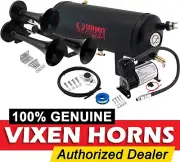 TRAIN HORN KIT FOR TRUCK/CAR/PICKUP LOUD SYSTEM /1.5G AIR TANK/150PSI/3 TRUMPETS
