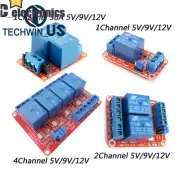 5/9/12/24V 1/2/4 Channel Relay Board Module Optocoupler LED ,Arduino PiC ARM AVR