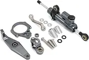 Motorcycle steering damper For mt09 MT-09 MT 09 MT09 SP 2021 2022 2023 Motorcycle Steering Damper Stabilizer Bracket Support Mounting Motorcycle Steering Damper Bracket Set