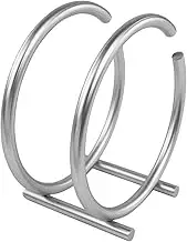 Spectrum Diversified Euro Round Napkin Holder, Satin Nickel