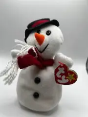 ULTRA RARE TY Beanie Baby Snowball Snowman style 4201 many Errors 1996 unique!