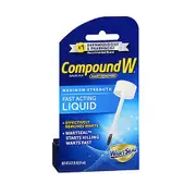 Med Tech Products Compound W Wart Remover - Maximum Strength Liquid, 0.31 oz (Pack of 3)