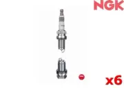 NGK Spark Plug FOR Volvo S80 98-2006 2.8 T6 (TS,XY) BKR6EIX x6
