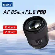 MEIKE 85mm F1.8 Pro Full Frame Auto Focus Lens for Sony E Nikon Z-mount Cameras