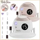 Pro Electric Nail Trimmer Clipper File Drill Manicure Tool Pedicure Set Kit Lamp