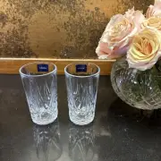 MIKASA Crystal Highball Glasses “CONTESSA” Set Of 4 NIB 14.5 OZ
