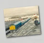 Fridge Magnet Class 25 at Kyle of Lochalsh British Rail art BR Diesel Locomotive