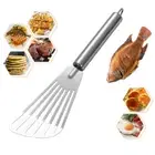 1PC Stainless Steel Slotted Fish Turner Spatula Flexible Kitchen Cooking Tool_ro
