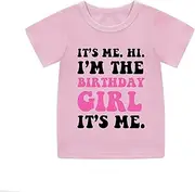 [NICNZQI] Birthday Girl Shirt Girls 1st-14th Birthday Outfit Teen Toddler Baby Cute Short Sleeve T-Shirt
