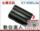 台灣世訊 副廠電池 Nikon ET-ENEL3e EN-EL3e / D300 D700 D90 專用