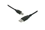 3m USB 2.0 Cable Shielded Type A Male to Type B Male Printer Cable Black