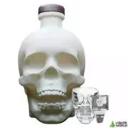 Crystal Head Bone Limited Edition Ceramic Skull Decanter Vodka 700mL + Gift set