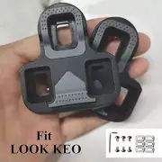 4.5 Degrees Black KEO Anti-slip Road Bike Cleats Grip Pedals Cleats For LOOK