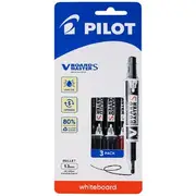 Pilot BegreeN V Board S Whiteboard Masters Assorted 3 Pack