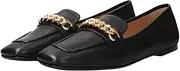 FABIO RUSCONI(ファビオルスコーニ) Fabiolusconi F41645 Women's Loafers Square Toe Chain Flat Shoes