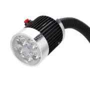 LED Machine Tool Lamp Flexible Gooseneck Base White Lighting AC220V 5W .