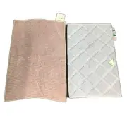 Kirkton House & Target 2pc Assorted Lavender Periwinkle Textured Bath Mats NEW